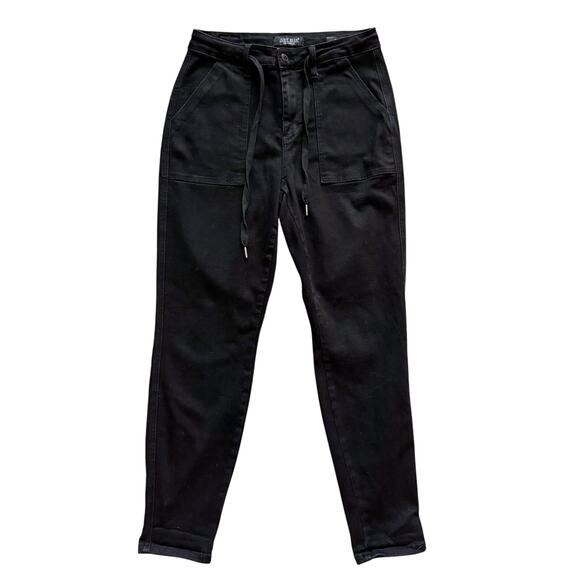 Judy Blue Jeans Womens 9/29 Sz 9 29 Black Jogger high rise stretchy casual - Picture 1 of 16